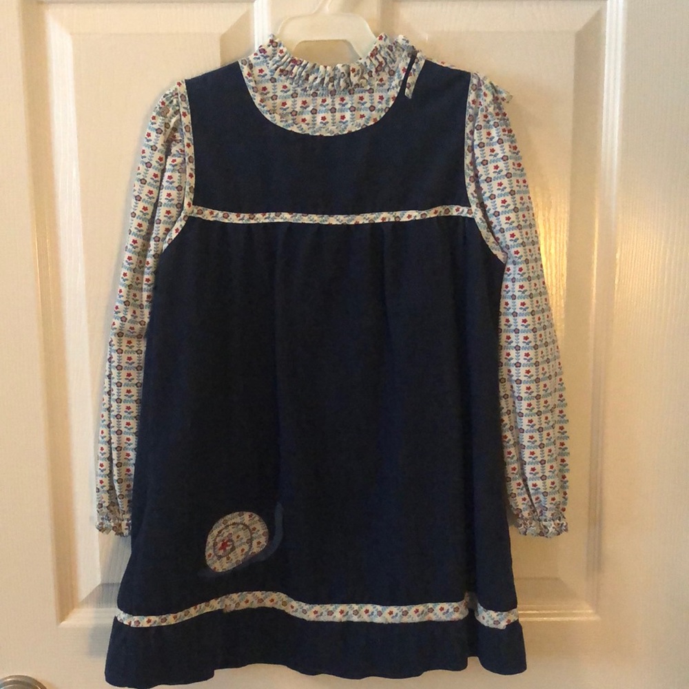 70’s Vintage 2-piece shirt with smock dress